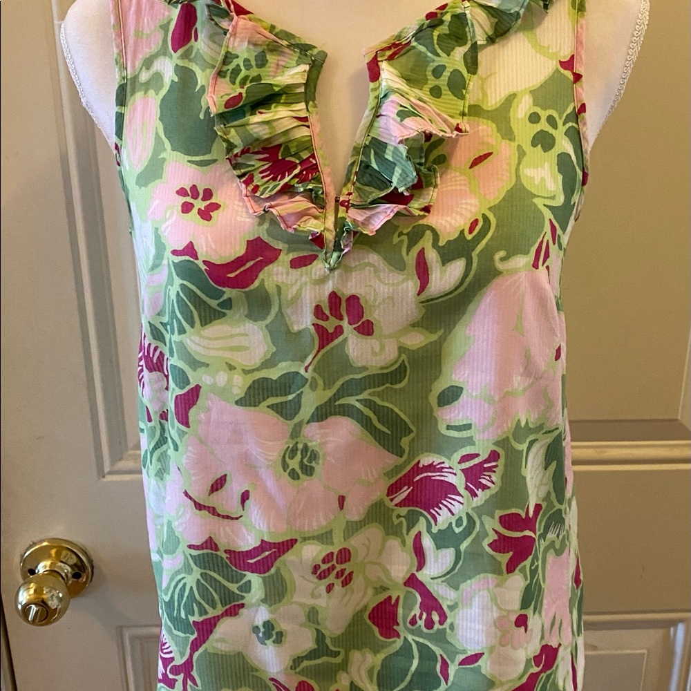 Talbot Hawaiian Print Tank Top